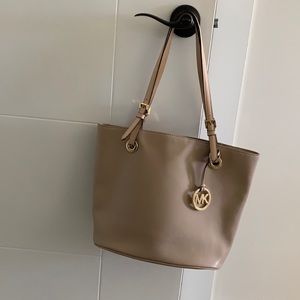 MK Nude Bucket Tote